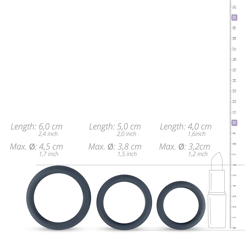 B*ners Performance Ring Set – 3 stuks